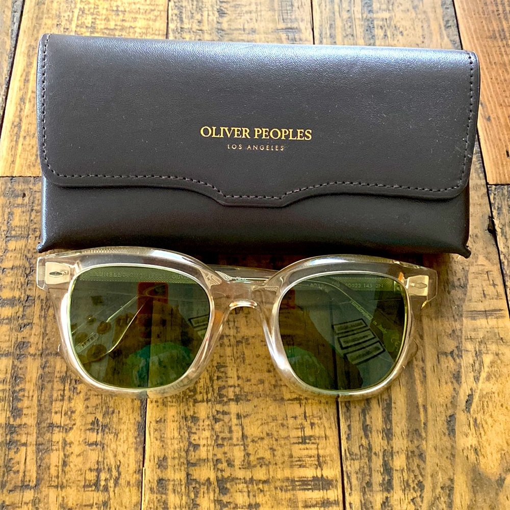 Oliver Peoples Women's Sheldrake Sun Fashion Sunglasses mint condition